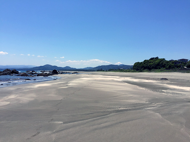 黒潮町の入野（いりの）海岸です。