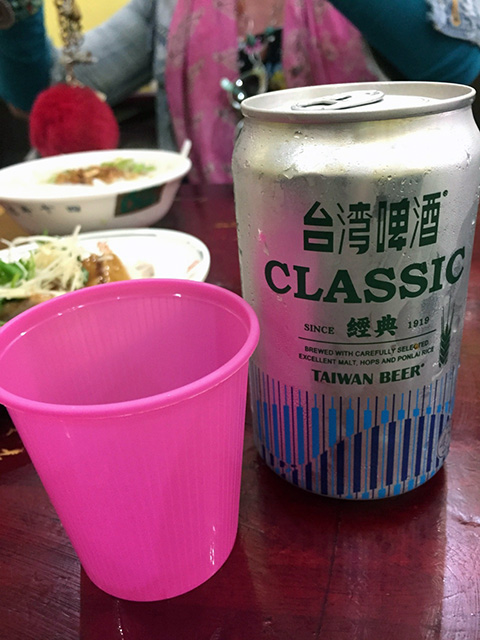 台湾といえば、台湾ビールです。