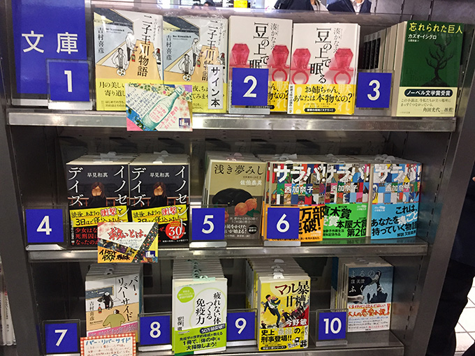 駅ナカにあるブックファーストでは、 『二子玉川物語』が、週間ランキング第１位