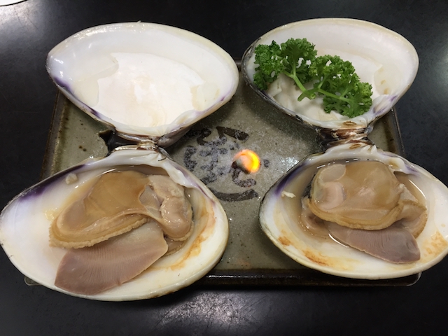 焼きハマグリ