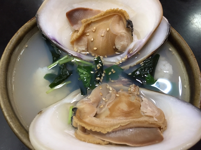 ハマグリ茶漬け