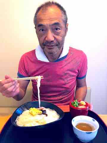 小豆島そうめん食べる