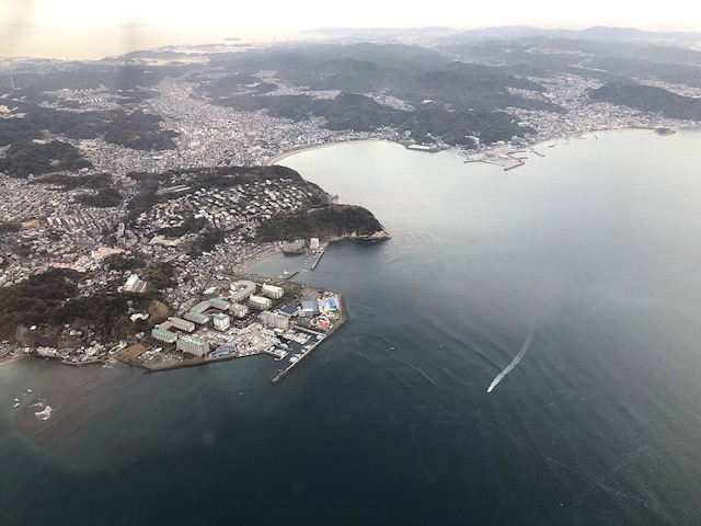 逗子マリーナ上空