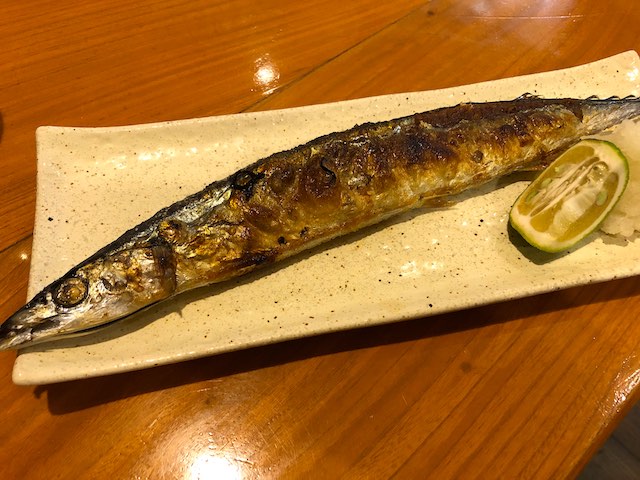 秋刀魚塩焼き