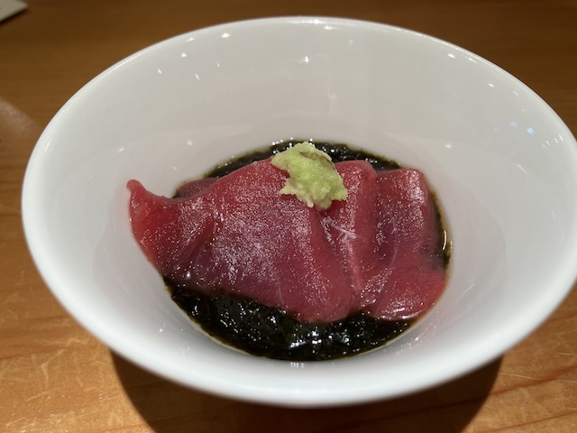 海苔の佃煮にまぐろ