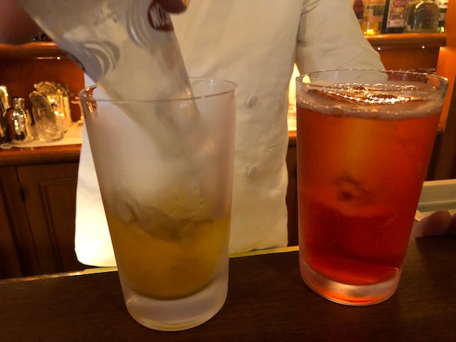 カンパリソーダとハイボール